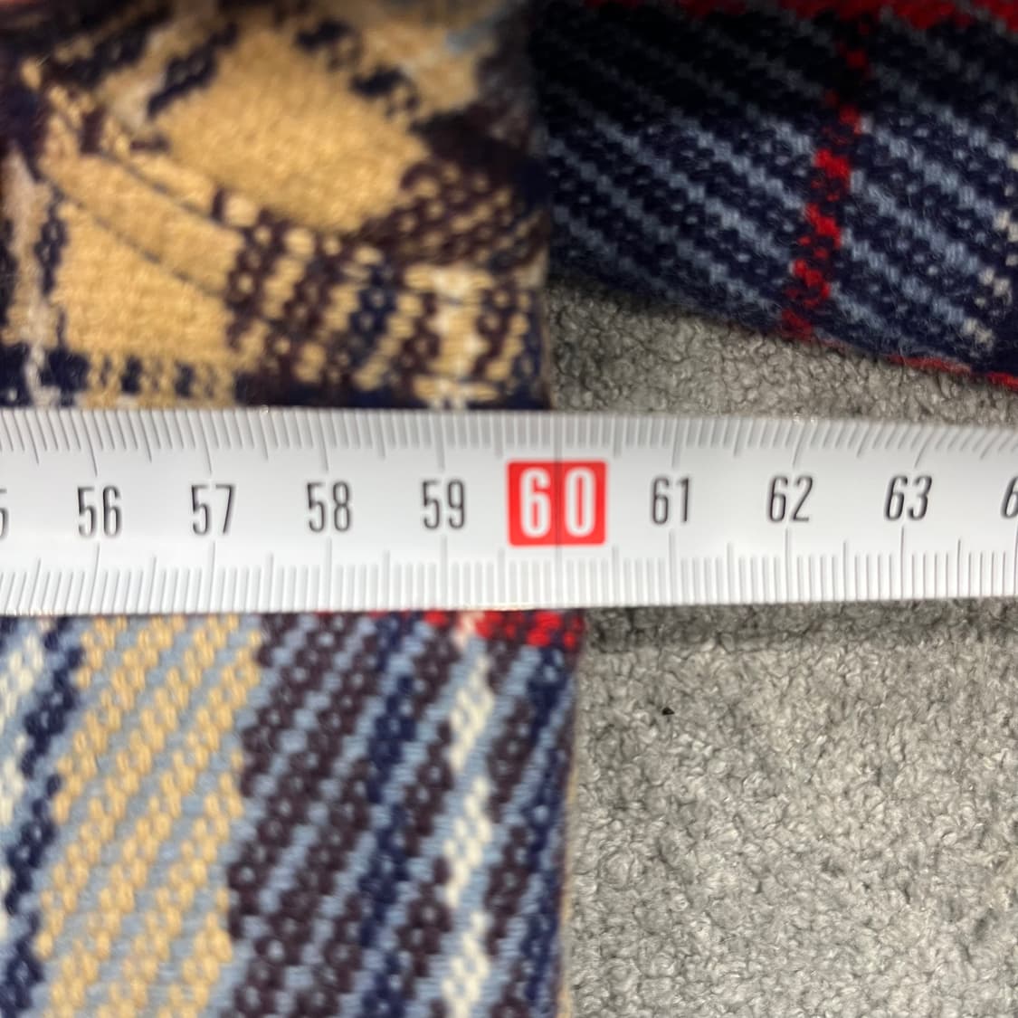 100 후부 체크 데님 울 니트 퀄팅자켓 상품이미지9