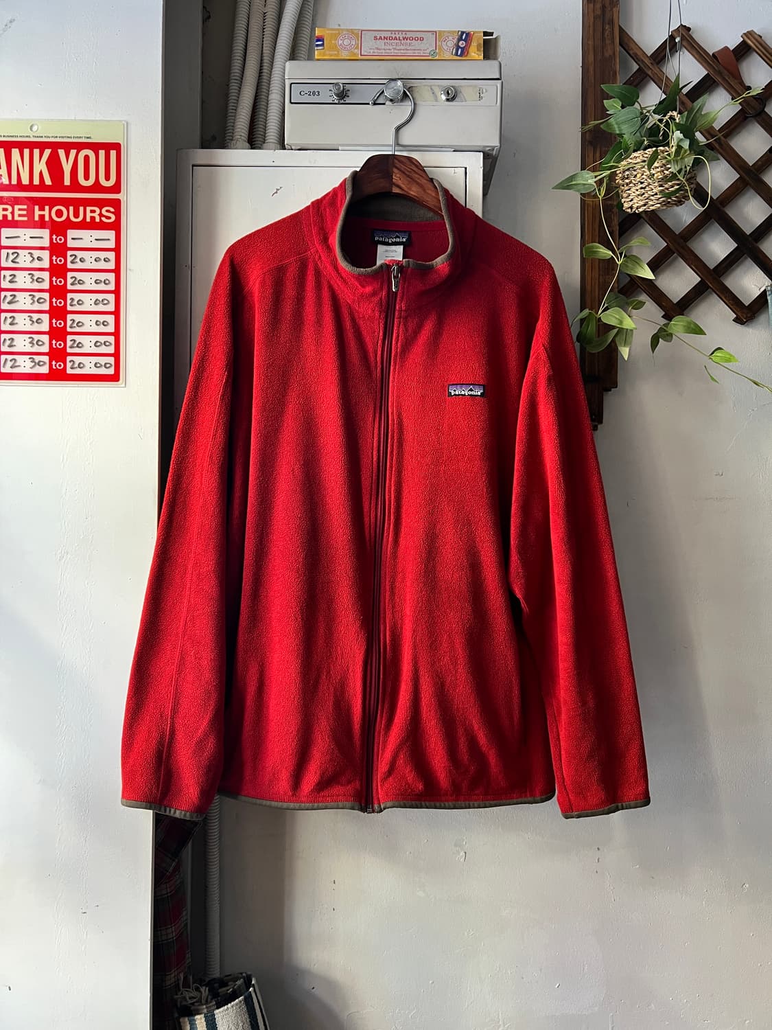 [2XL]파타고니아 레드 집업 플리스 자켓 상품이미지1