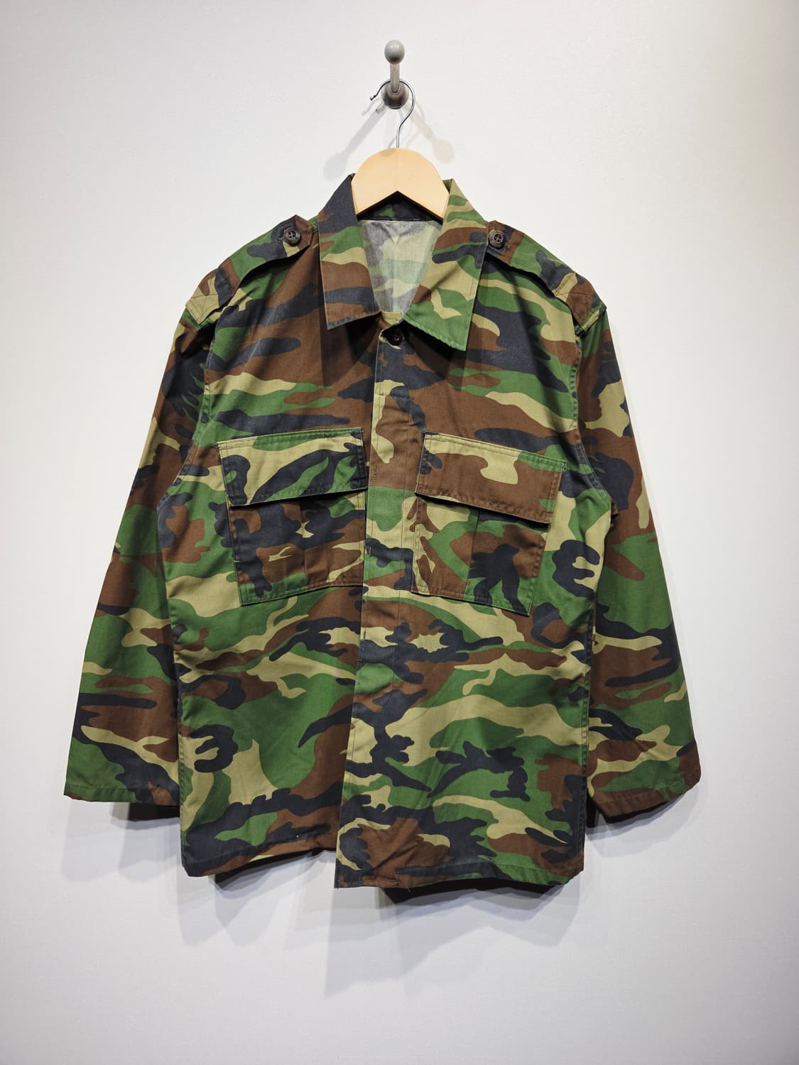빈티지 우드랜드 카모플라쥬 밀리터리 야상 BDU 자켓 상품이미지2