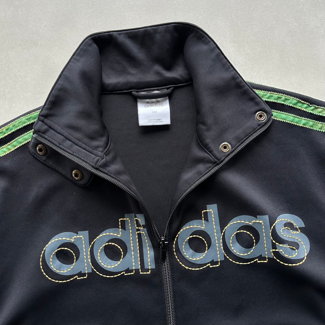 [L]아디다스 y2k 그린 블랙 트랙탑 져지 상품이미지6