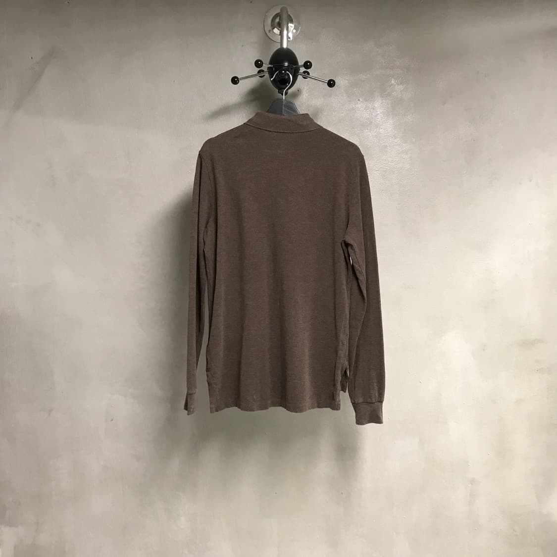 폴로 랄프로렌 PK 긴팔 카라티 브라운 L 상품이미지6