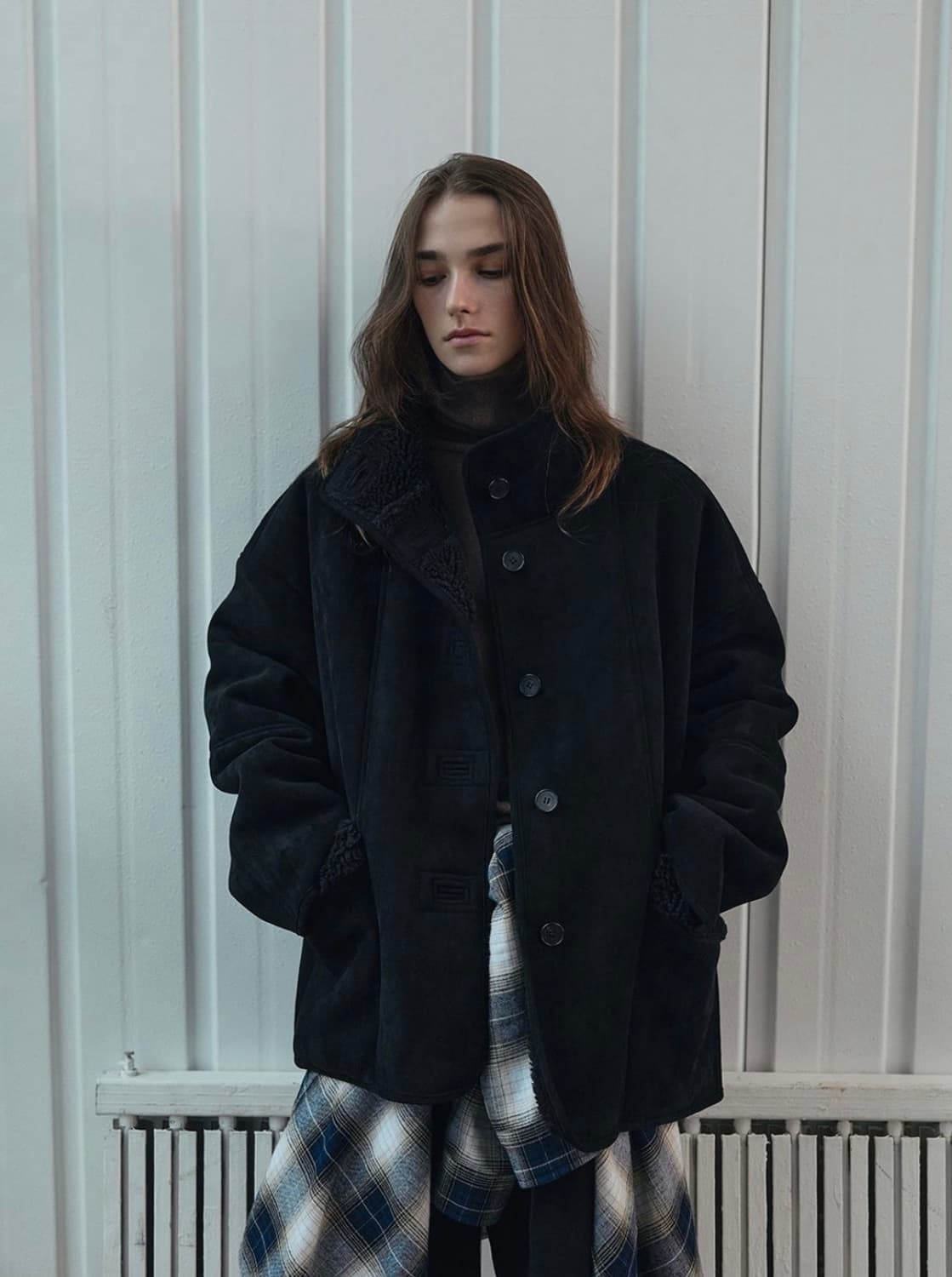 [새상품] OFC High Neck Shearling Mustang 상품이미지3