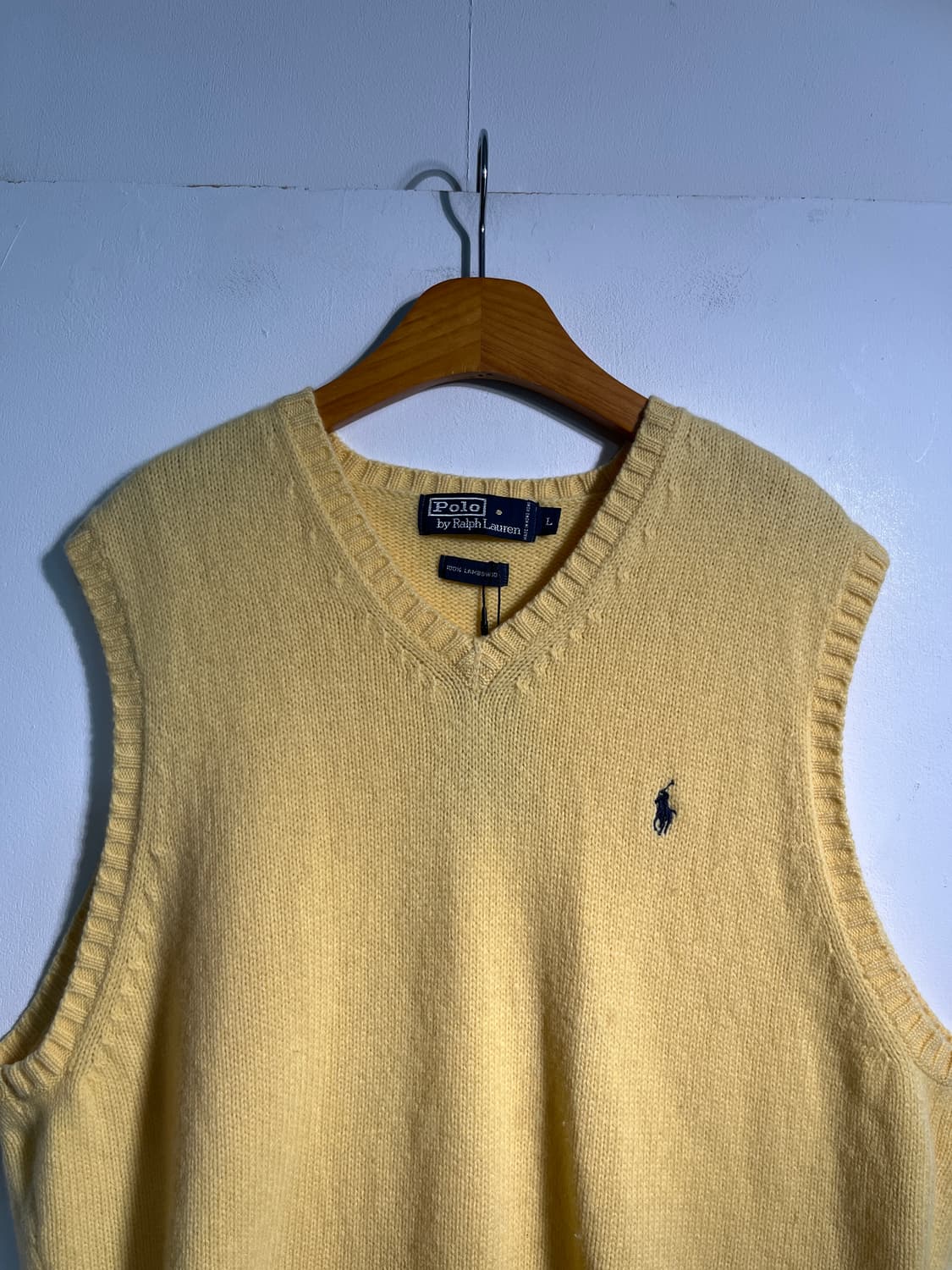 Polo Lambs wool 100% 폴로 램스울100% 베스트L 상품이미지4