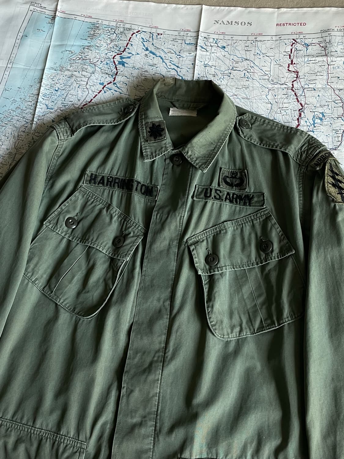 60s US ARMY Jungle Fatigue Jacket 1st 상품이미지2