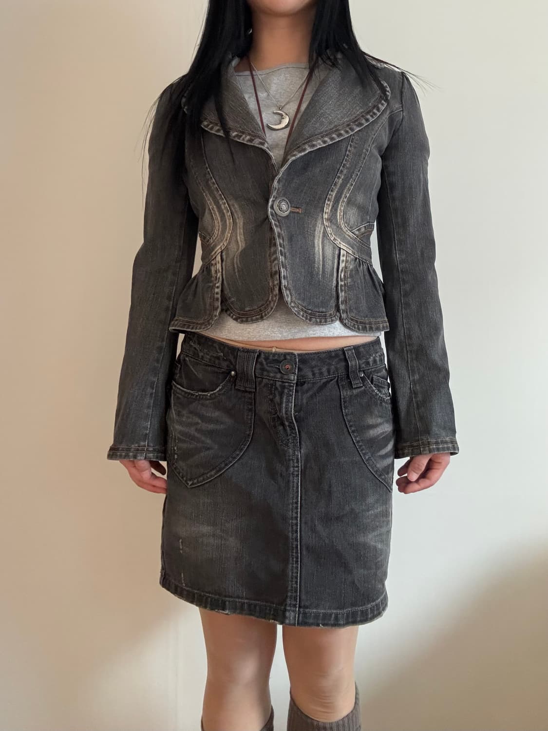데님 프릴 자켓 상품이미지2