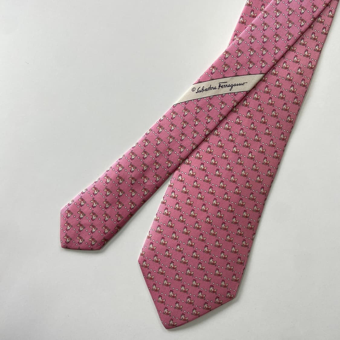 페레가모(Ferragamo) 명품 정품 넥타이 8.1cm 상품이미지3