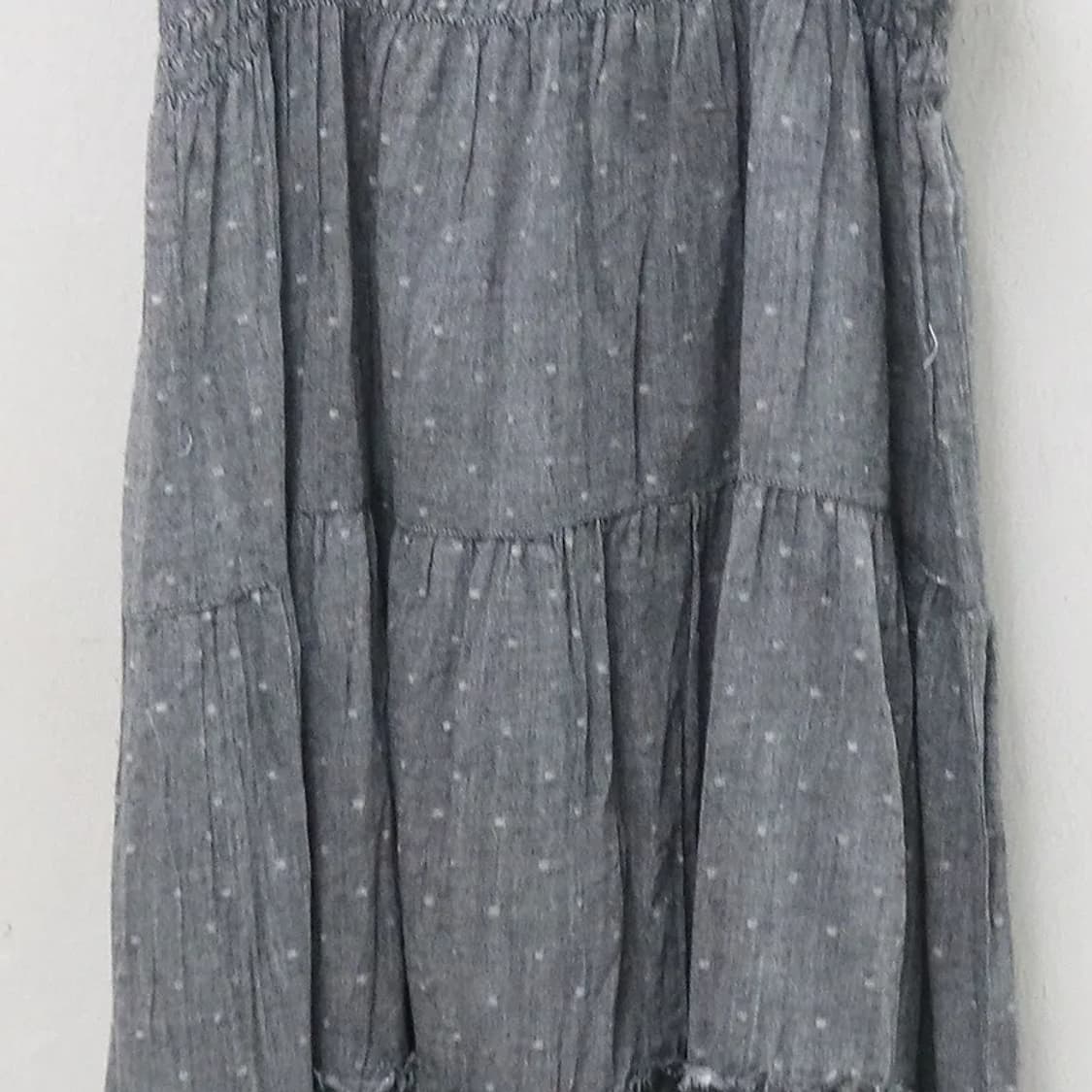 스모크 밴딩 끈 원피스 66057 상품이미지4