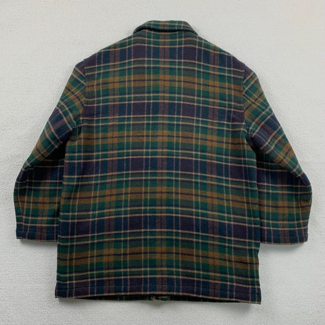 빈폴 자수로고 타탄체크 울 코트  상품이미지2