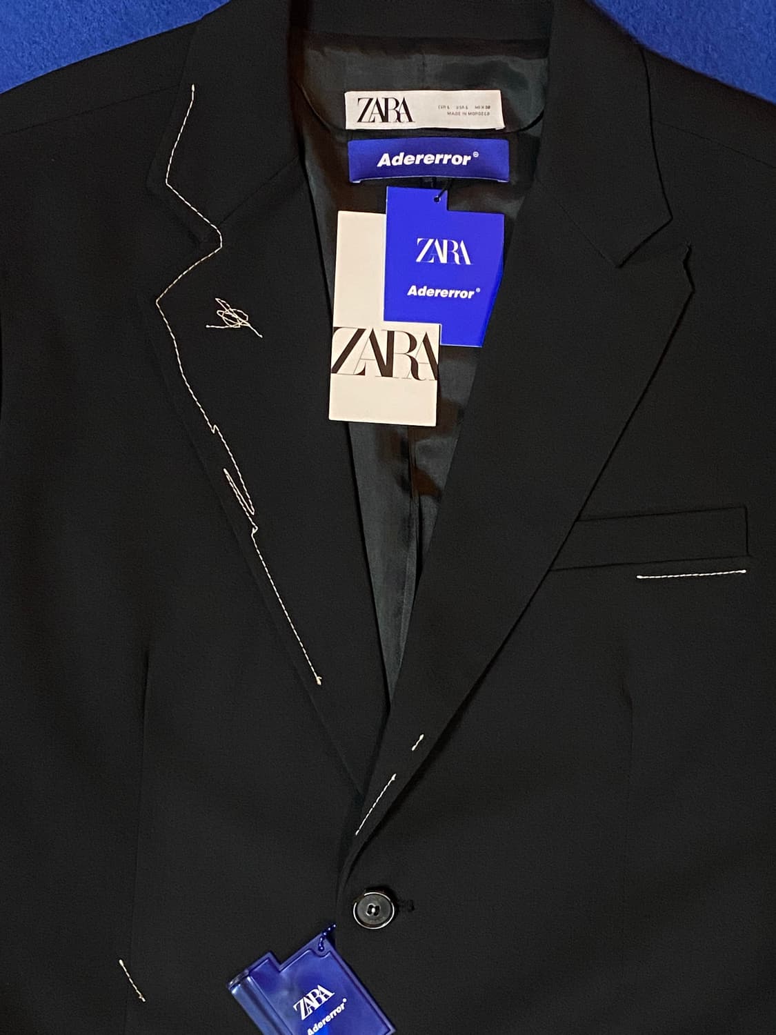 자라 아더에러 Zara x Adererror 블랙 블레이저 L 상품이미지2