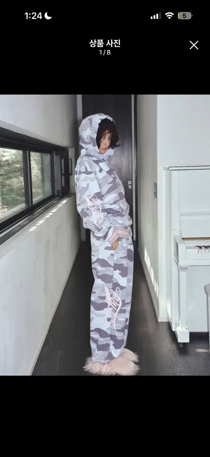 엔와이엑스엑스 nyxx 카모 후드집업 조거팬 츠 세트 셋업  상품이미지3