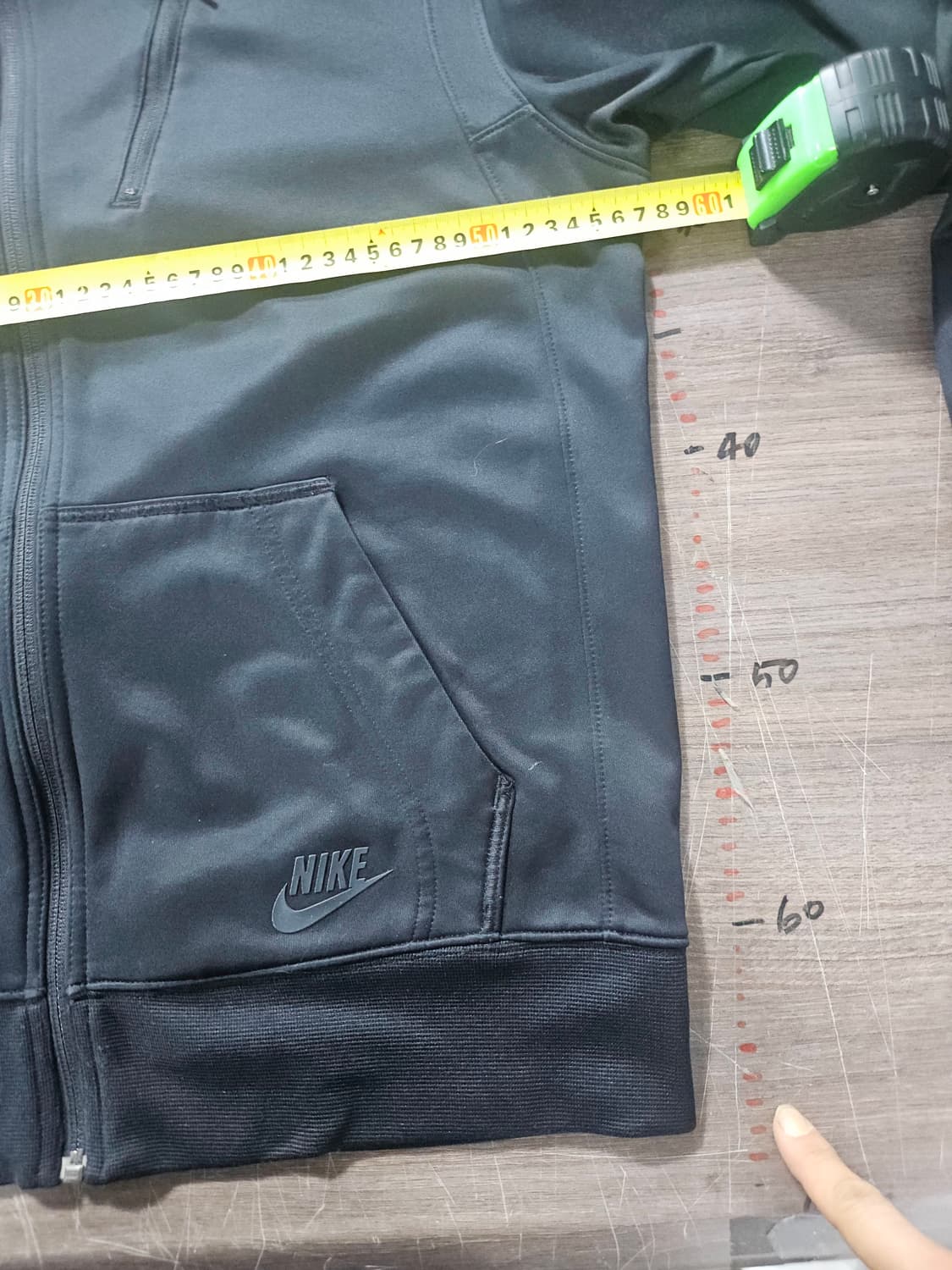 나이키 블랙 후드 집업  M 상품이미지6