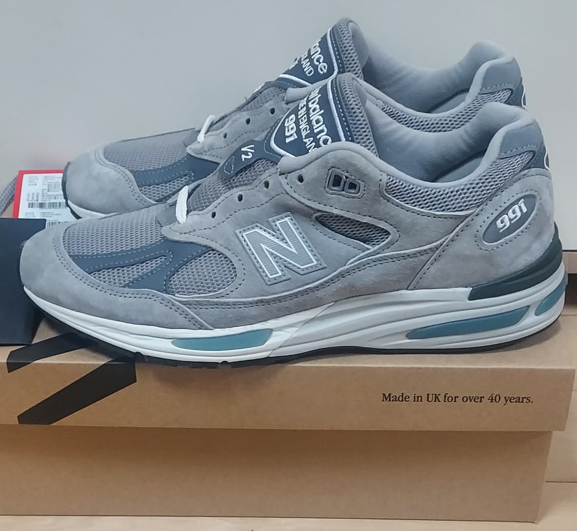 (275)뉴발란스 991V2 알로이 릿지 실버 그레이 상품이미지2