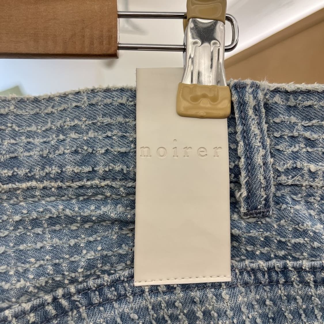 노이어 빈티지 데미지 트위드 워싱 데님팬츠 48 C09927 상품이미지5