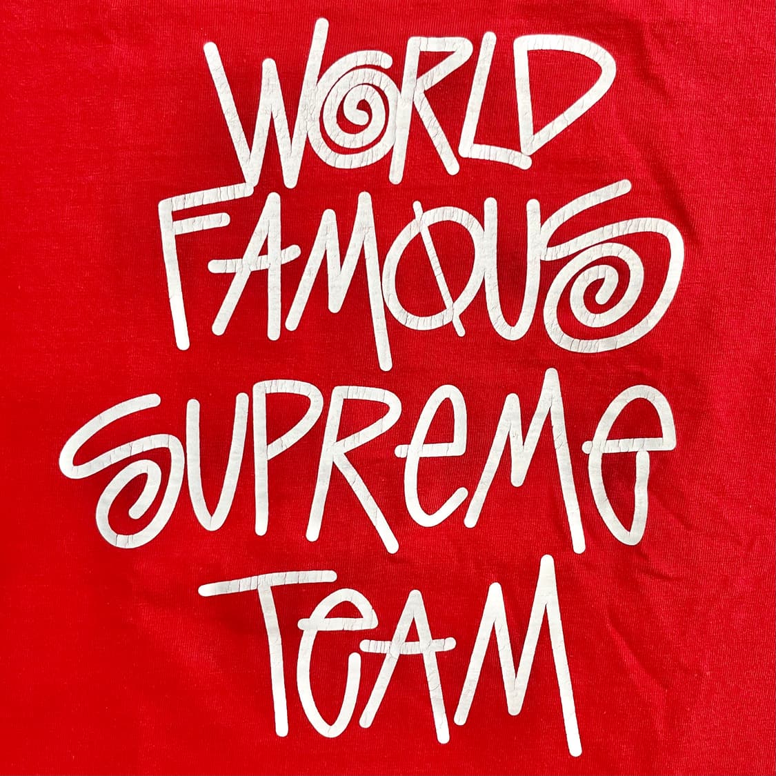 2001 슈프림 월드 페이머스 슈프림 팀 티셔츠 L 상품이미지4