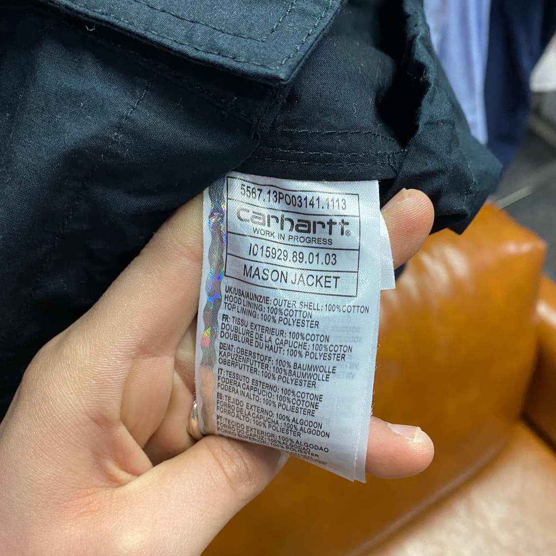 칼하트 WIP 메이슨 자켓 B4283 상품이미지8