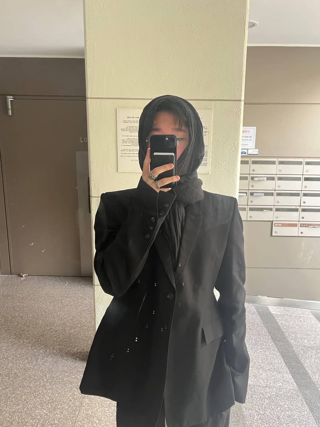 릭오웬스 원버튼 블레이져 상품이미지6