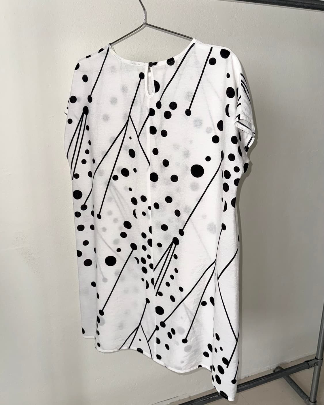 빈티지 도트 원피스 상품이미지5