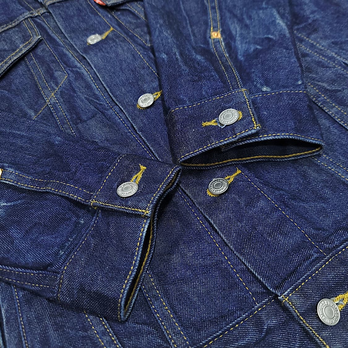 [95] 리바이스 진청 오리지널 데님 워싱 타입3 트러커 상품이미지5