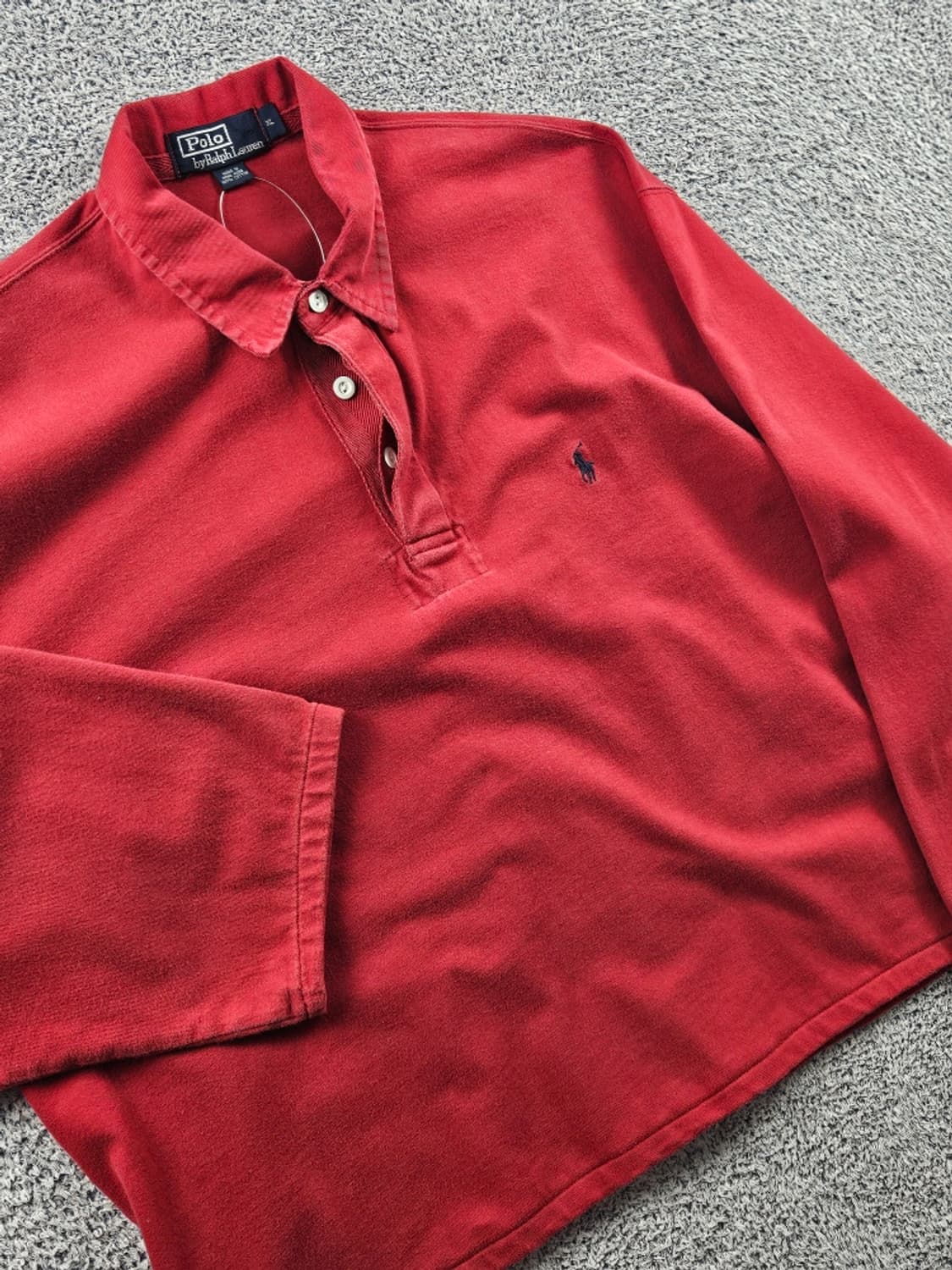 폴로랄프로렌 크롭 커스텀 럭비 티셔츠 ( XL ) / 11418 상품이미지6