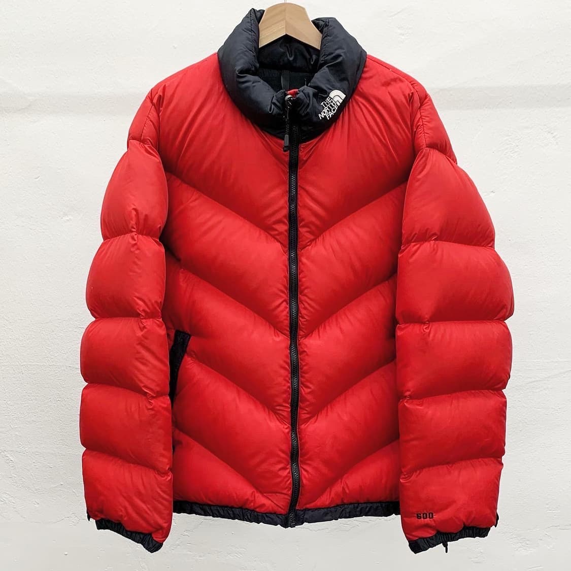 노스페이스 90s 레드 TNF 어센트 600 구스 다운 상품이미지2