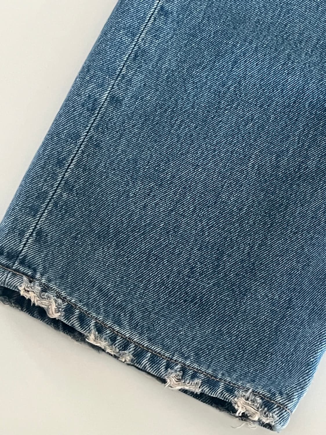 4)Htae Timeworn 47' Natural Indigo Denim 상품이미지2
