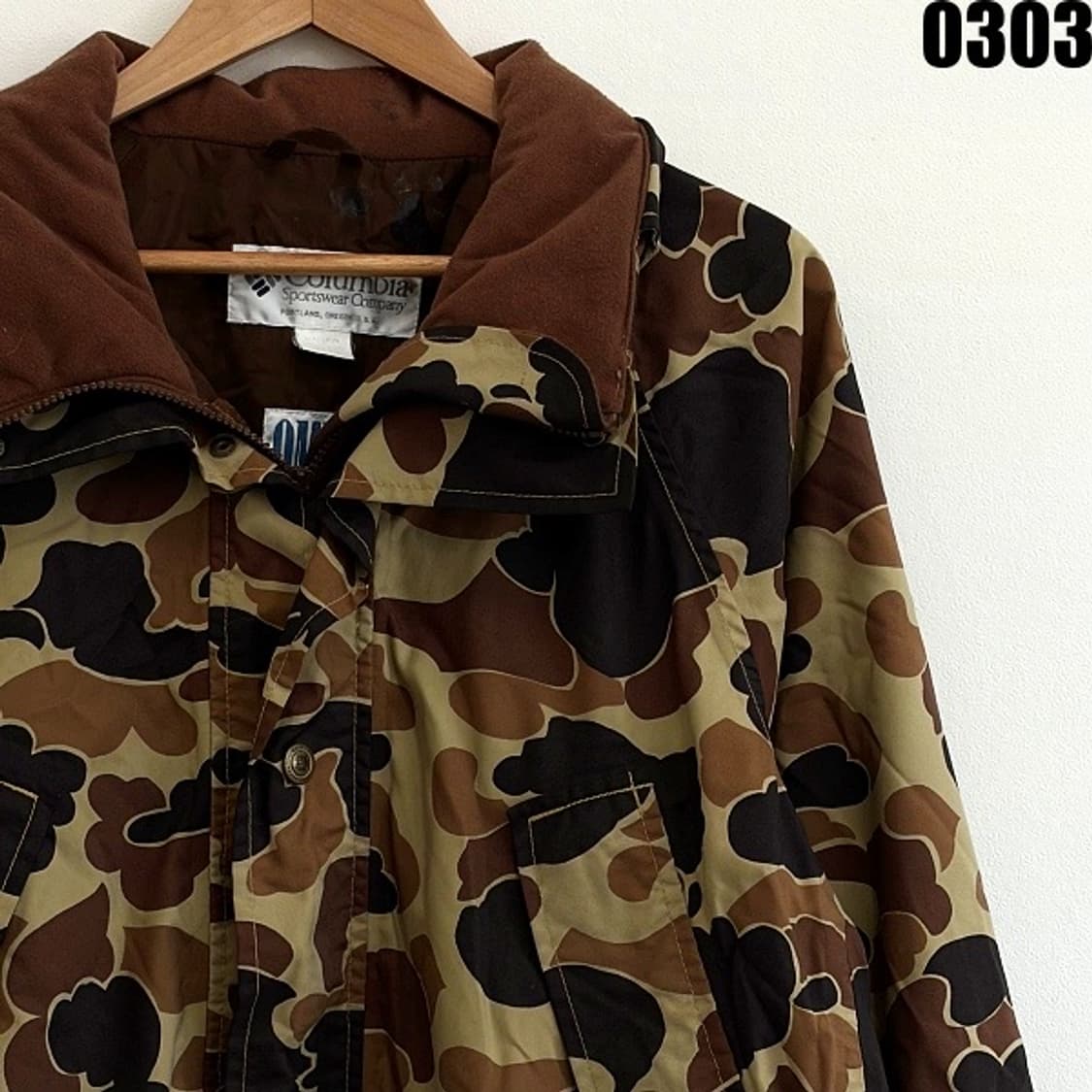 컬럼비아 밀리터리 카모 옴니테크 방수 자켓 XL 0303  상품이미지2