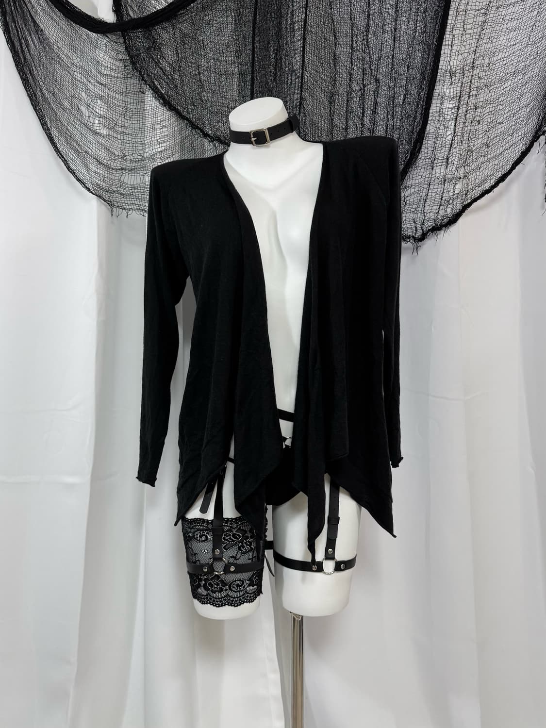 black knit cardigan 상품이미지1