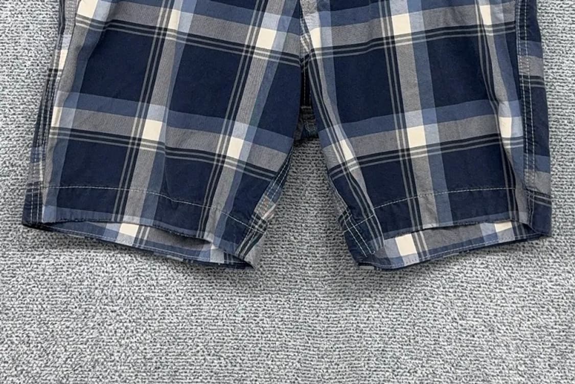 아베크롬비 체크 네이비 반바지 34 상품이미지4