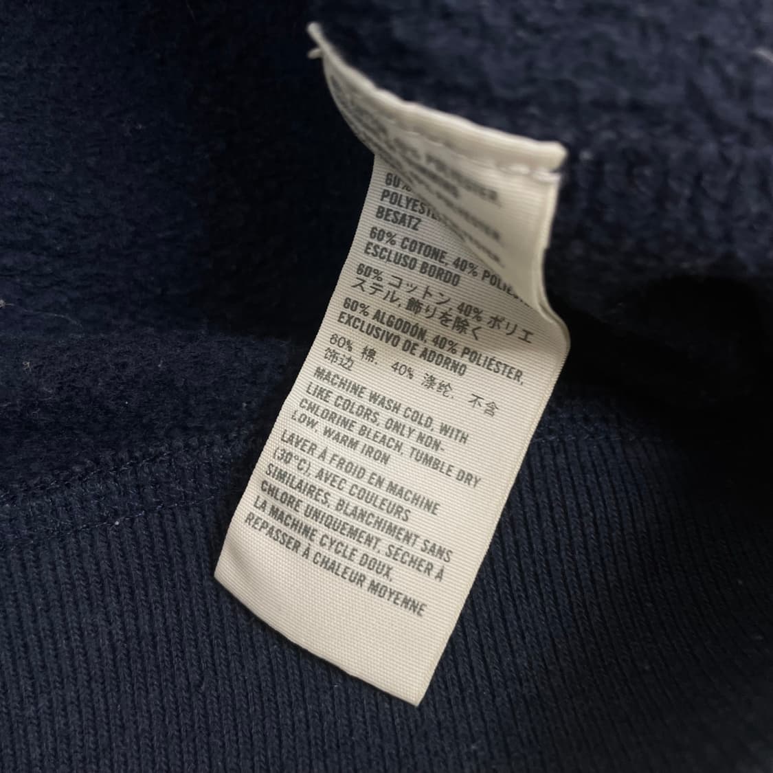 홀리스터 스펠 로고 후드집업 네이비 상품이미지4