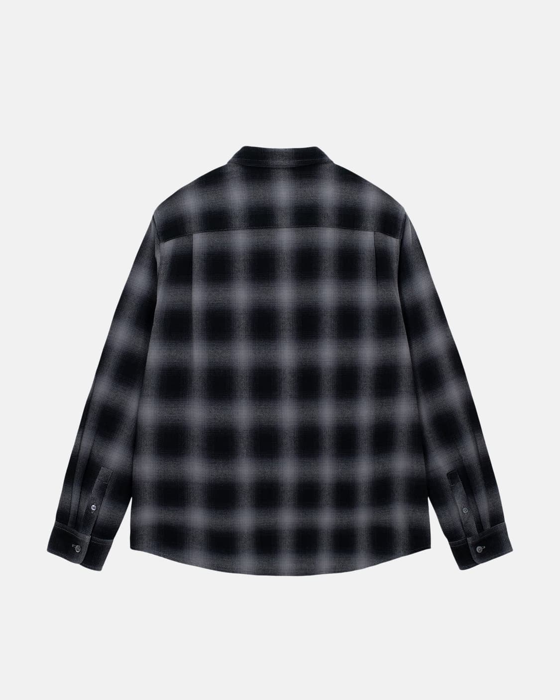 스투시 PETE PLAID SHIRT CHARCOAL 체크 셔츠 상품이미지3