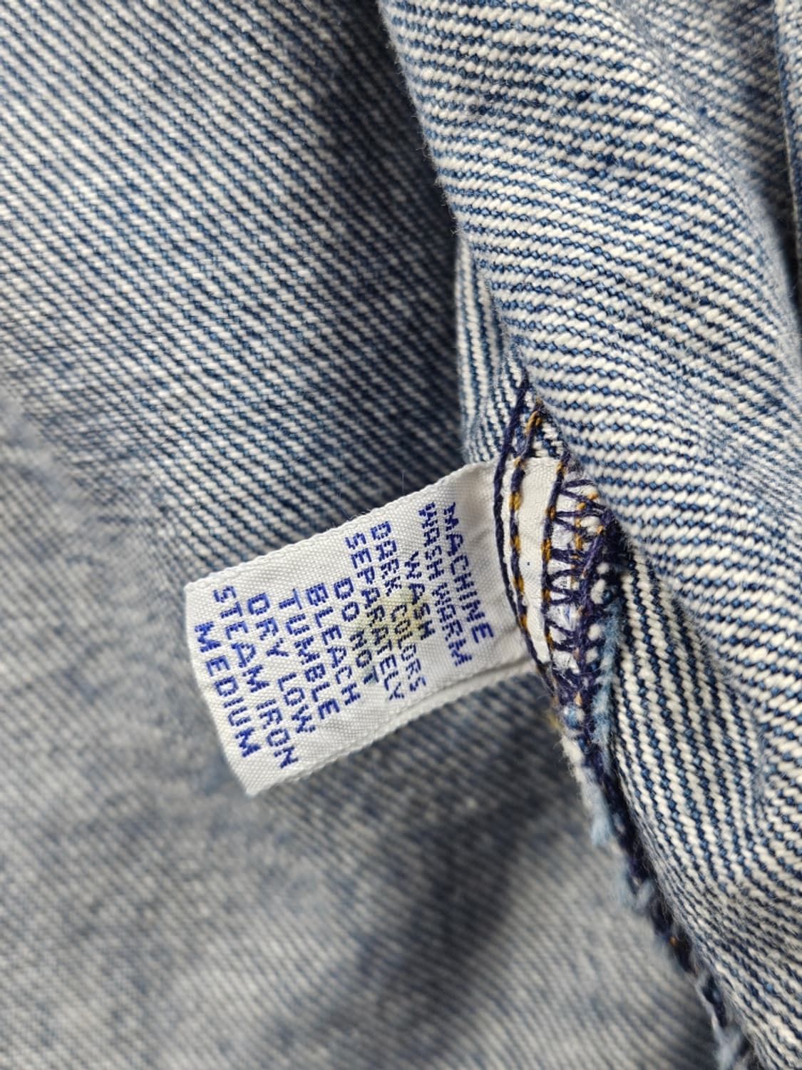 80's USA 폴로랄프로렌 덩가리 데님 트러커 자켓 (M)/ 10808 상품이미지9