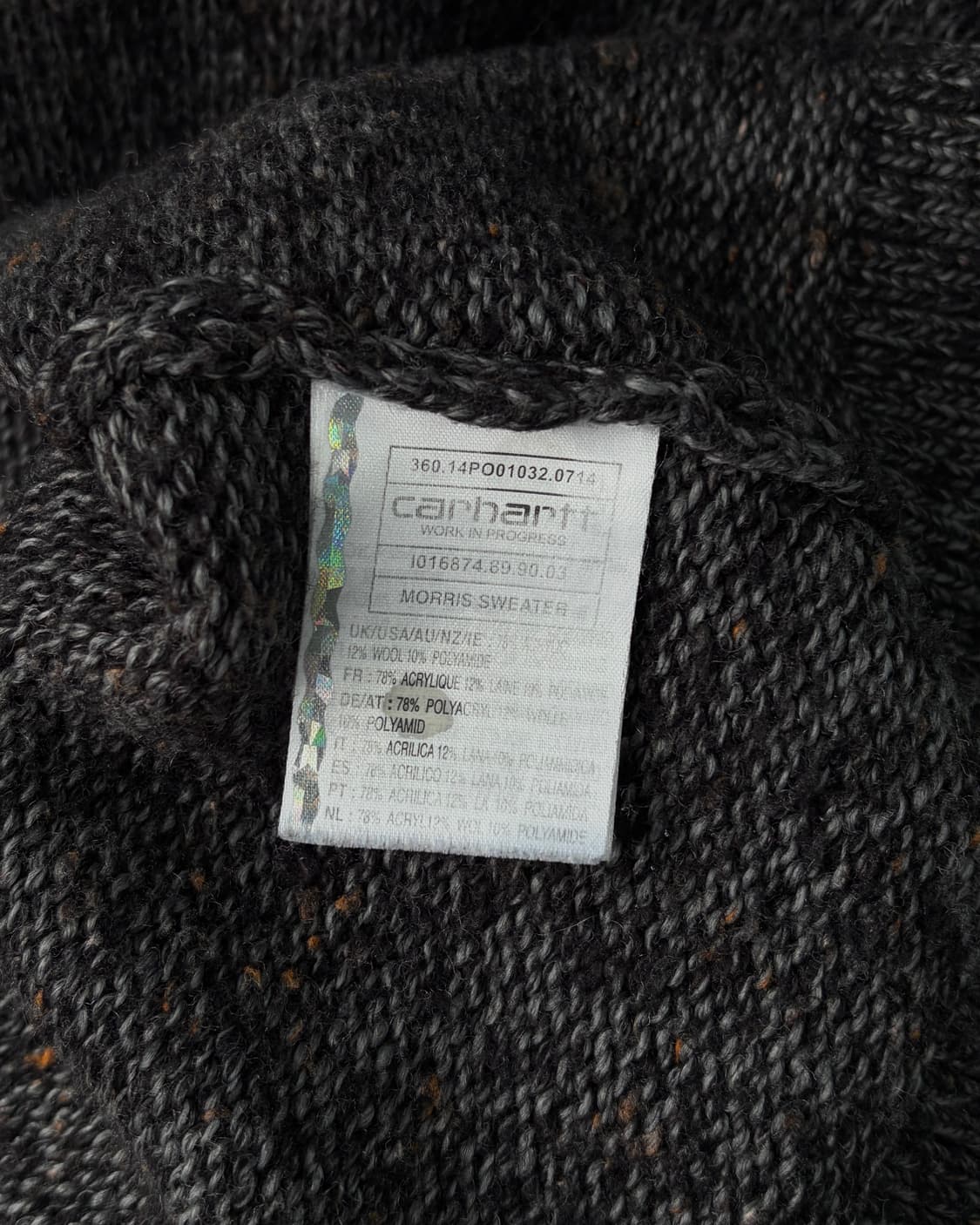 [L-XL]칼하트 WIP 모리스 니트 스웨터 상품이미지8