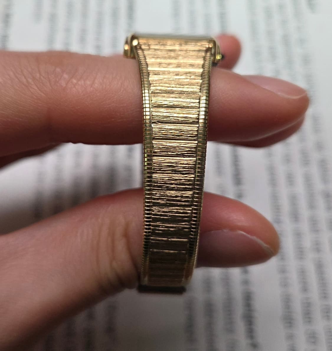 데드스탁] 빈티지 로렌스 블레싱 사각탱크 쿼츠 여성용 브레이슬릿 ver. 상품이미지7