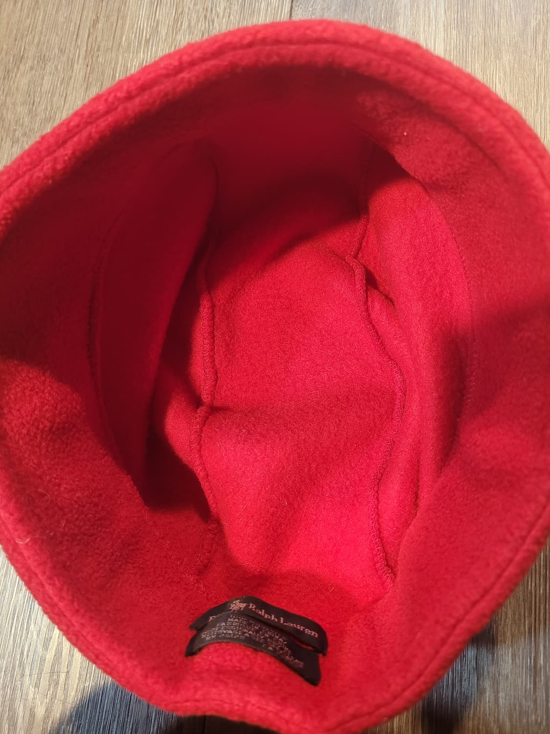 폴로 스포츠 랄프로렌 플리스 비니 - 레드 상품이미지3