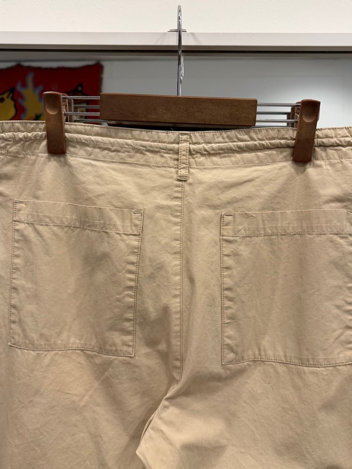 00s Benetton 베네통 스트링 와이드 코튼 팬츠 (Italy) 상품이미지6