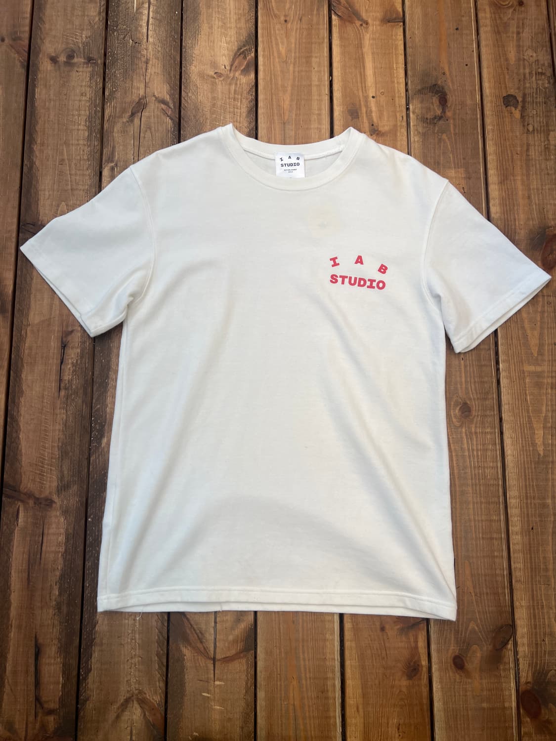 IAB 스튜디오 베이직 화이트 반팔 상품이미지6