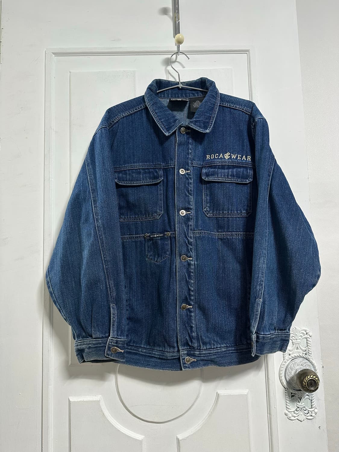 로카웨어 로고 데님 자켓 상품이미지1