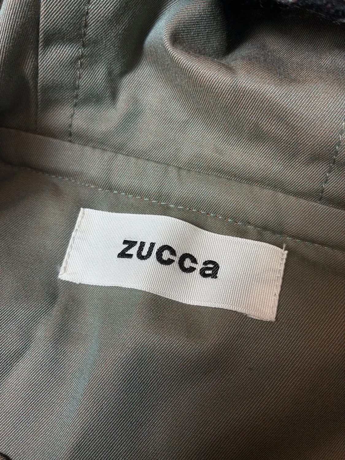 주카 ZUCCA 로빙 타탄체크 배색 후디 자켓 PN7859 상품이미지6