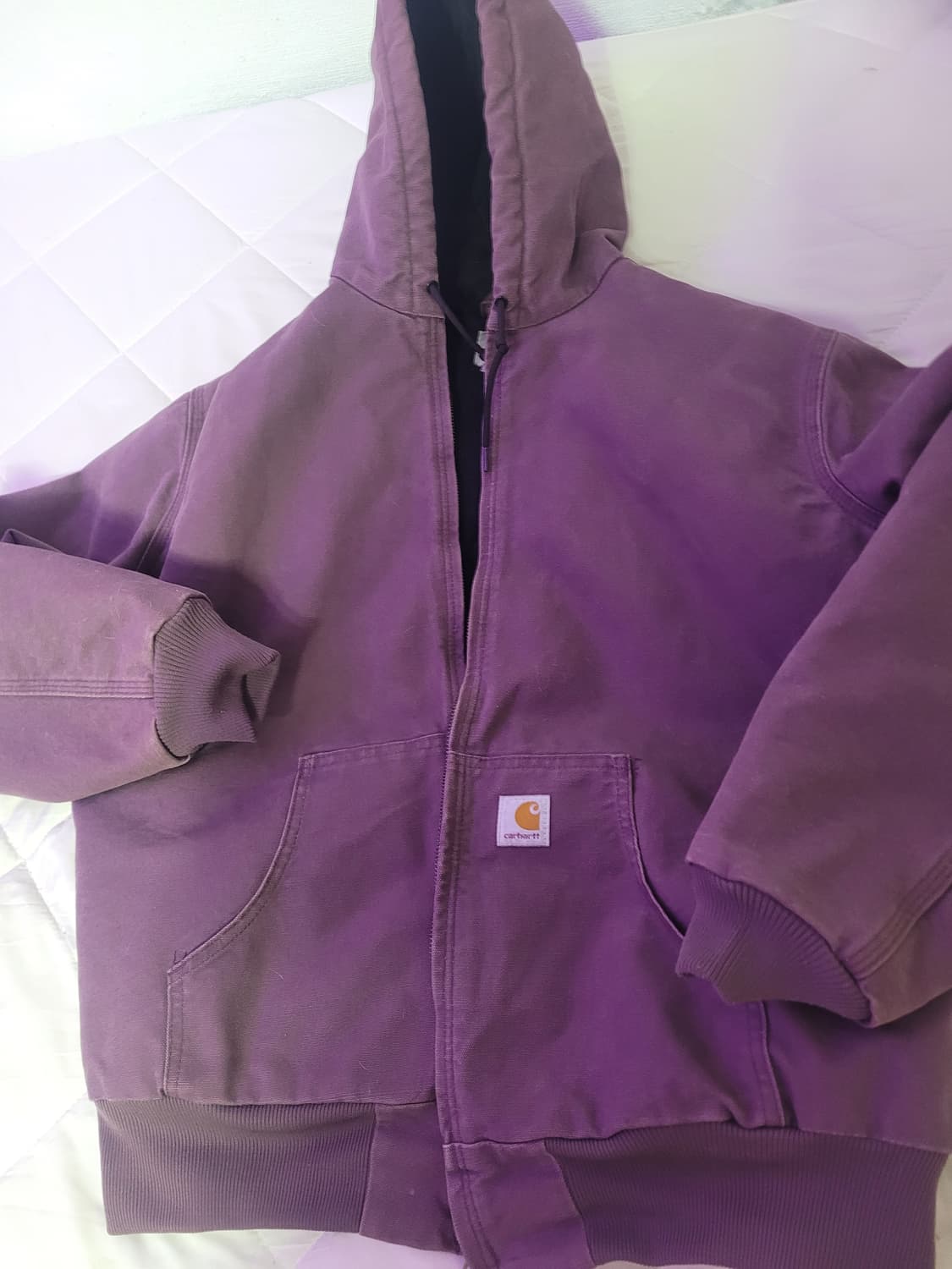 칼하트 빈티지 액티브자켓 dpm 다크플럼 L사이즈 팝니다 상품이미지1