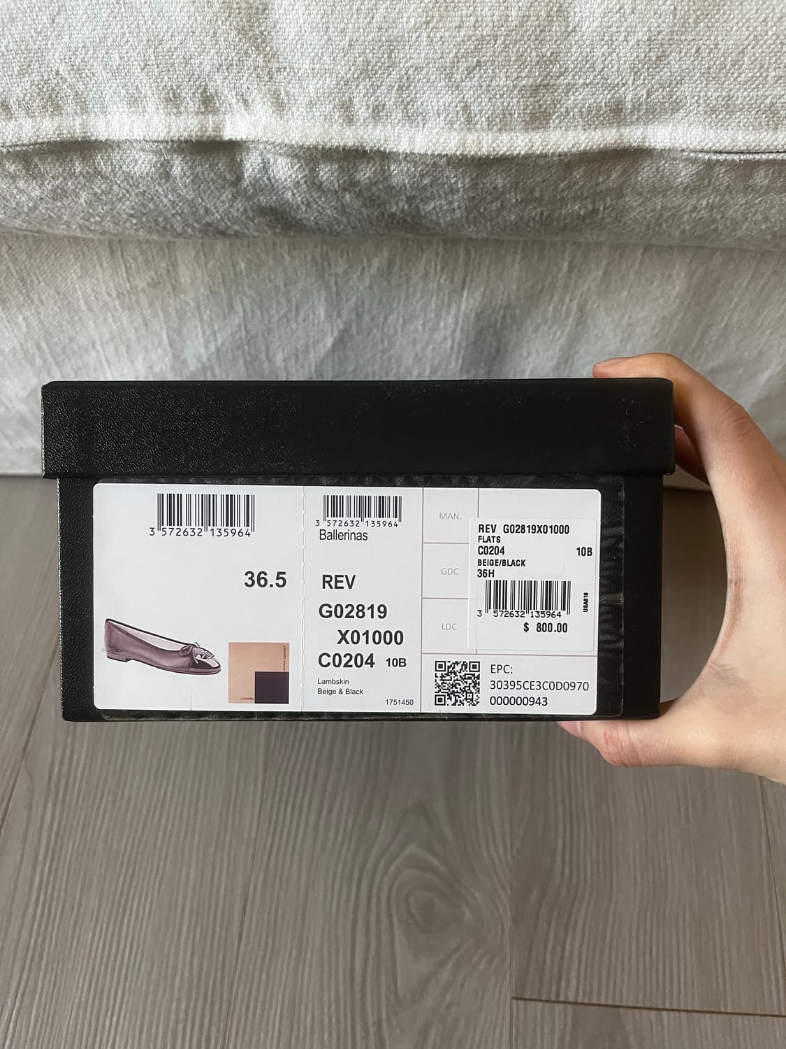 CHANEL 샤넬 플랫슈즈 판매 상품이미지5