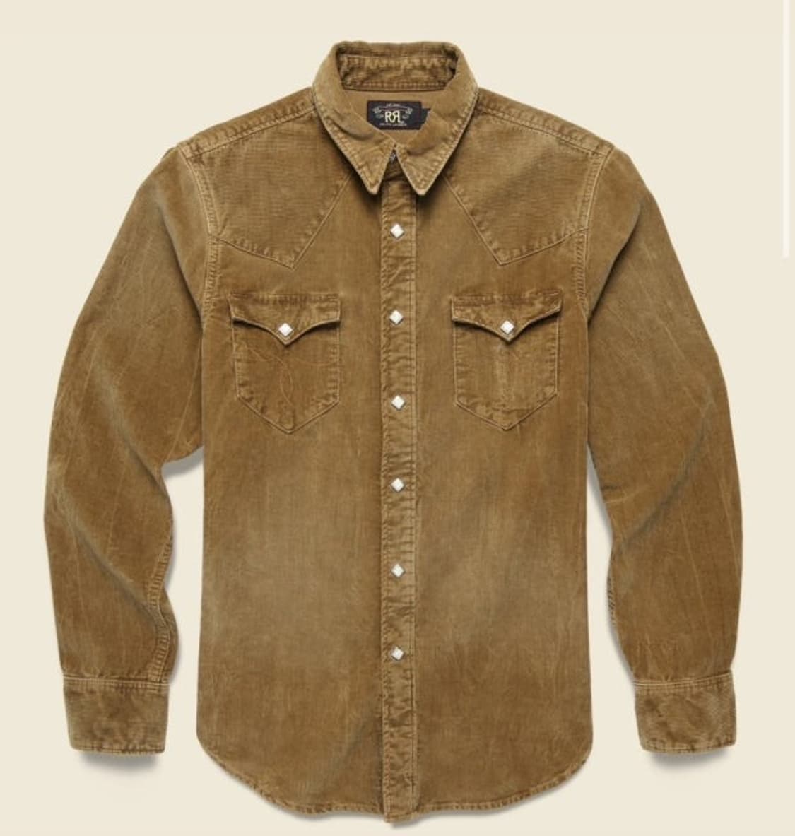 rrl 더블일엘 코듀로이 웨스턴 셔츠 m 상품이미지1