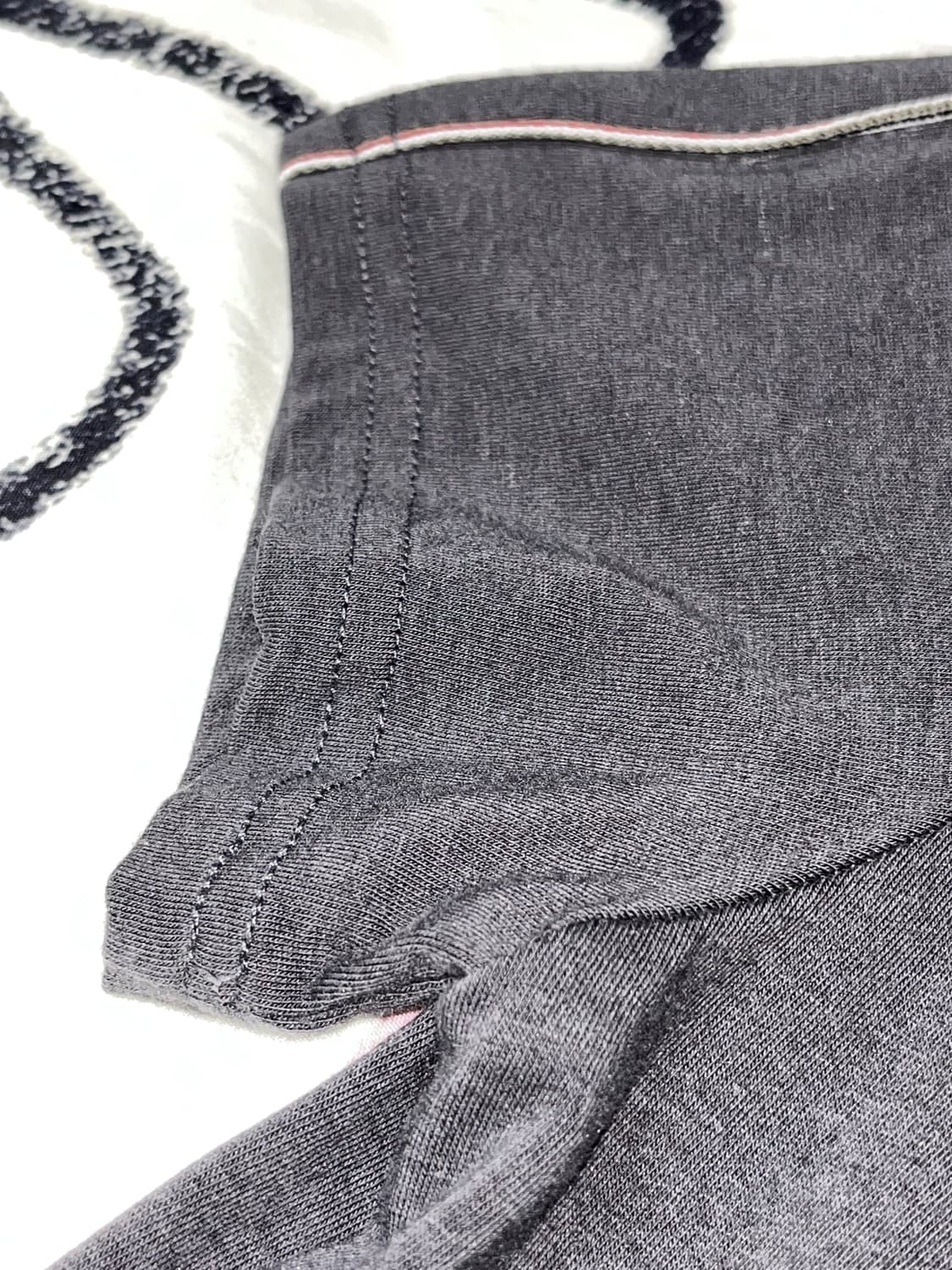스컬프터 Classic Logo Piping Crop Top 차콜 M 상품이미지3