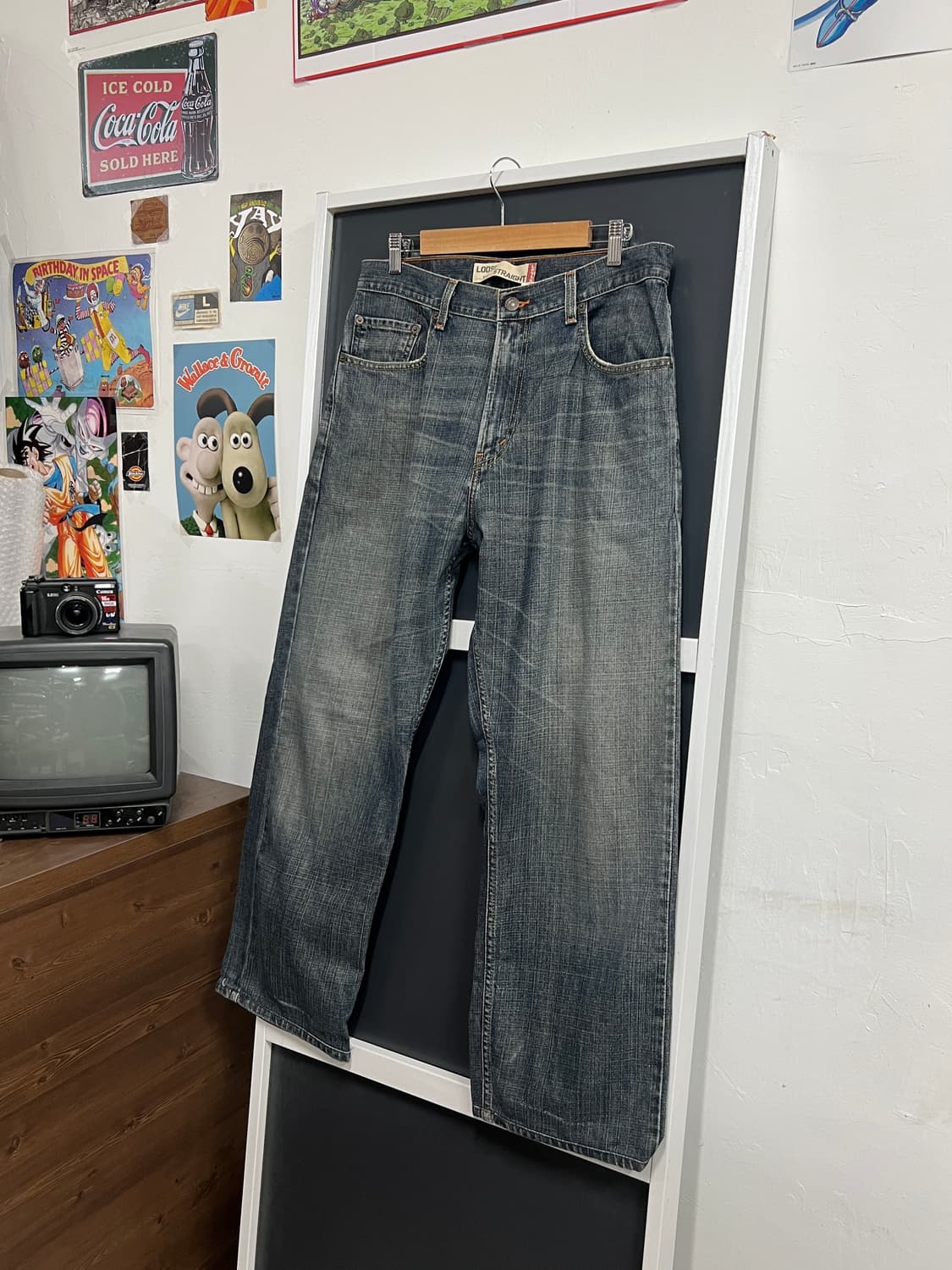 00s Levis 리바이스 569 루즈 스트레이트 데님 팬츠 상품이미지8