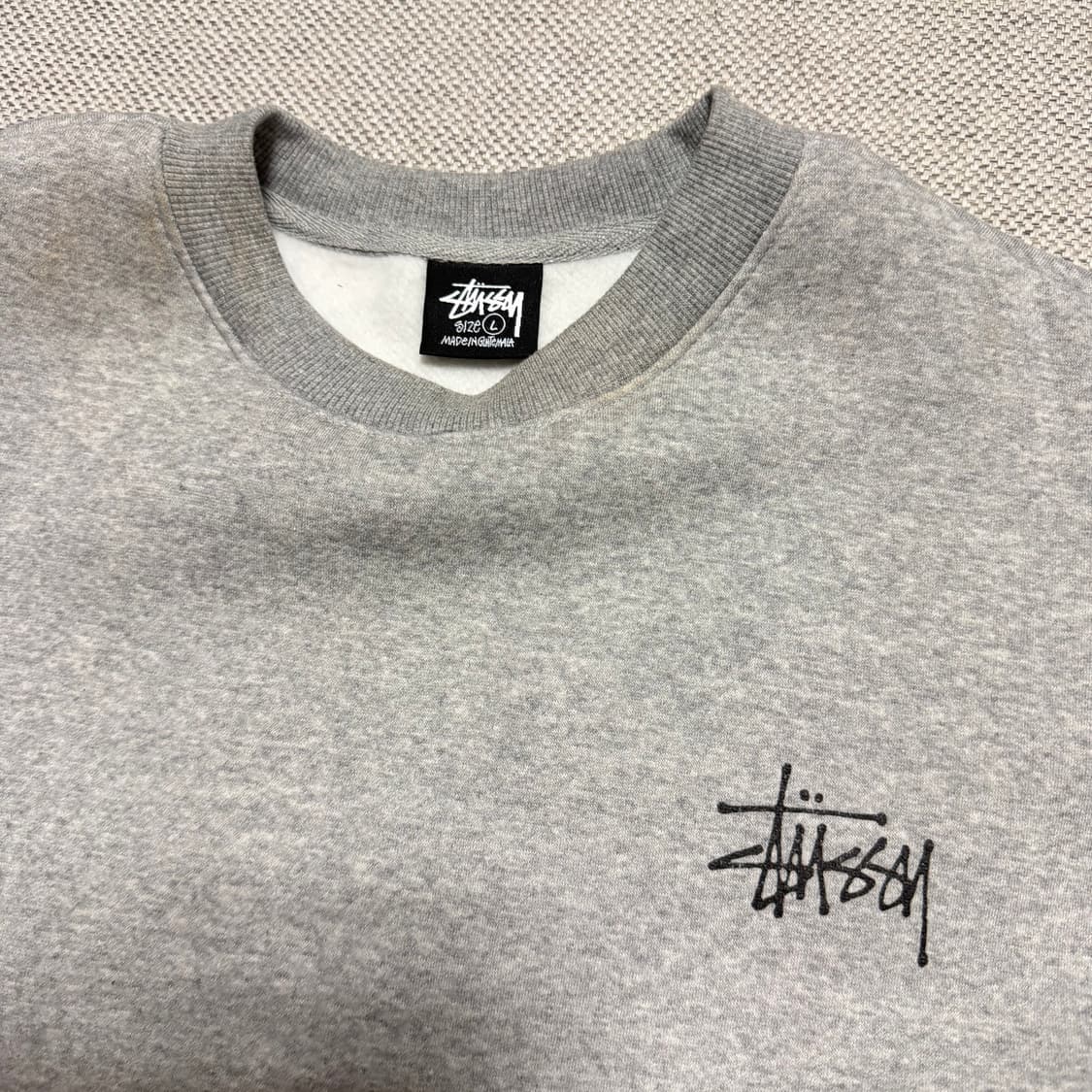 스투시 Stussy 베이직 맨투맨 상품이미지2