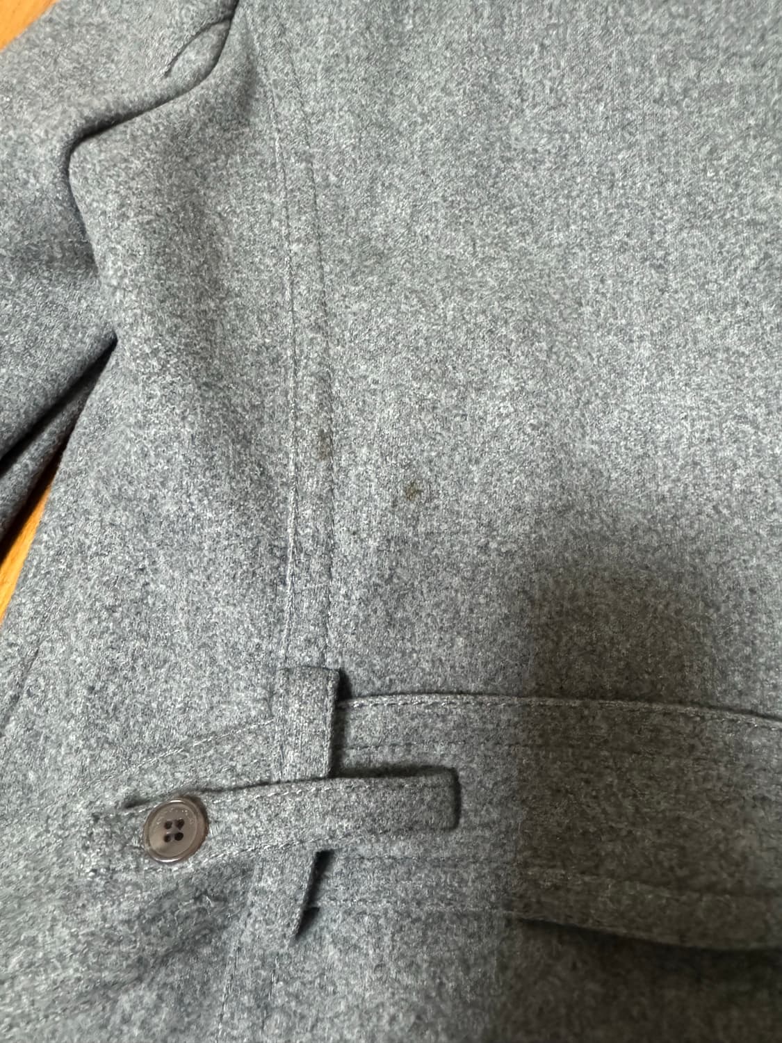 우영미 더블 롱코트 그레이 상품이미지6