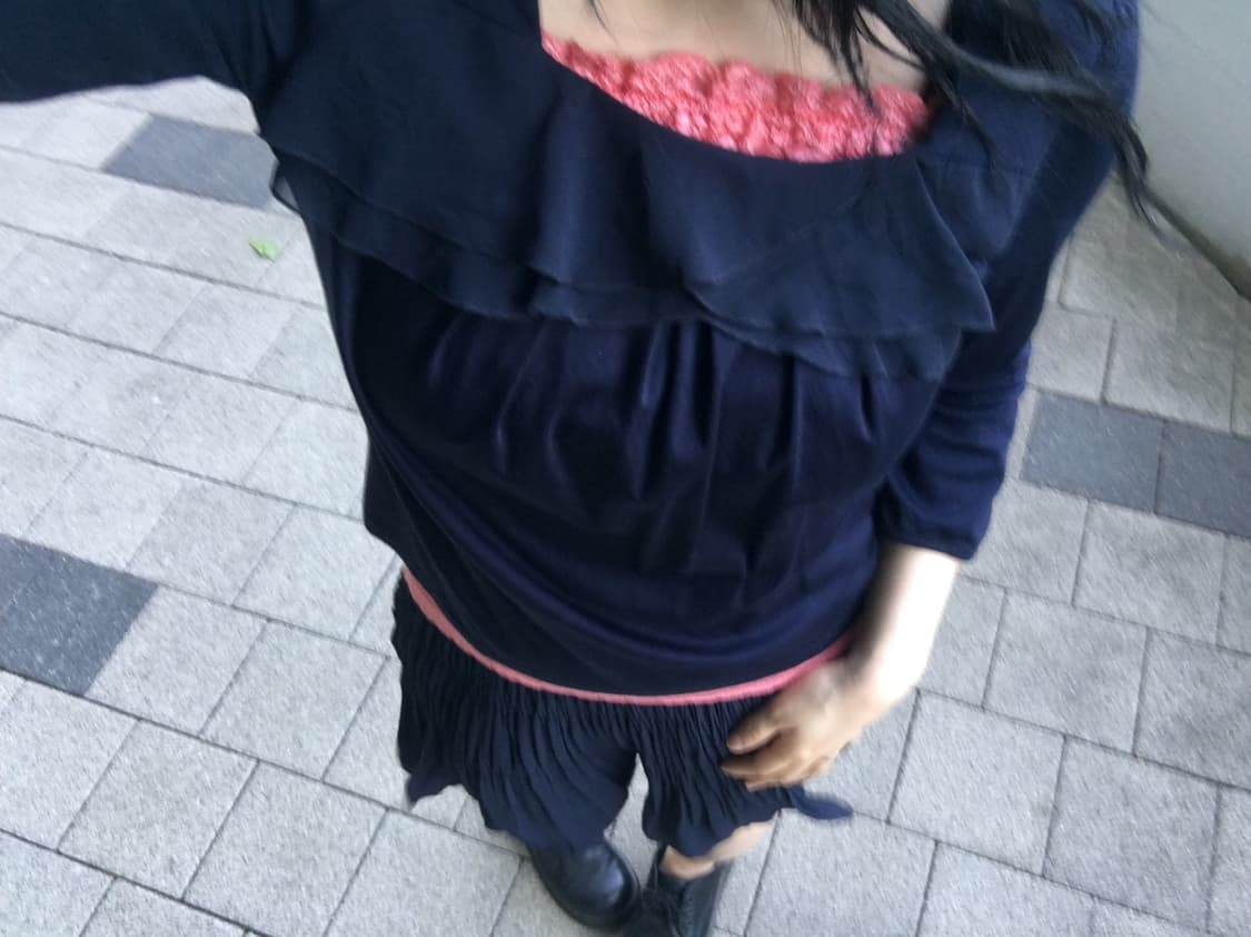coral lace trim camisole 상품이미지2