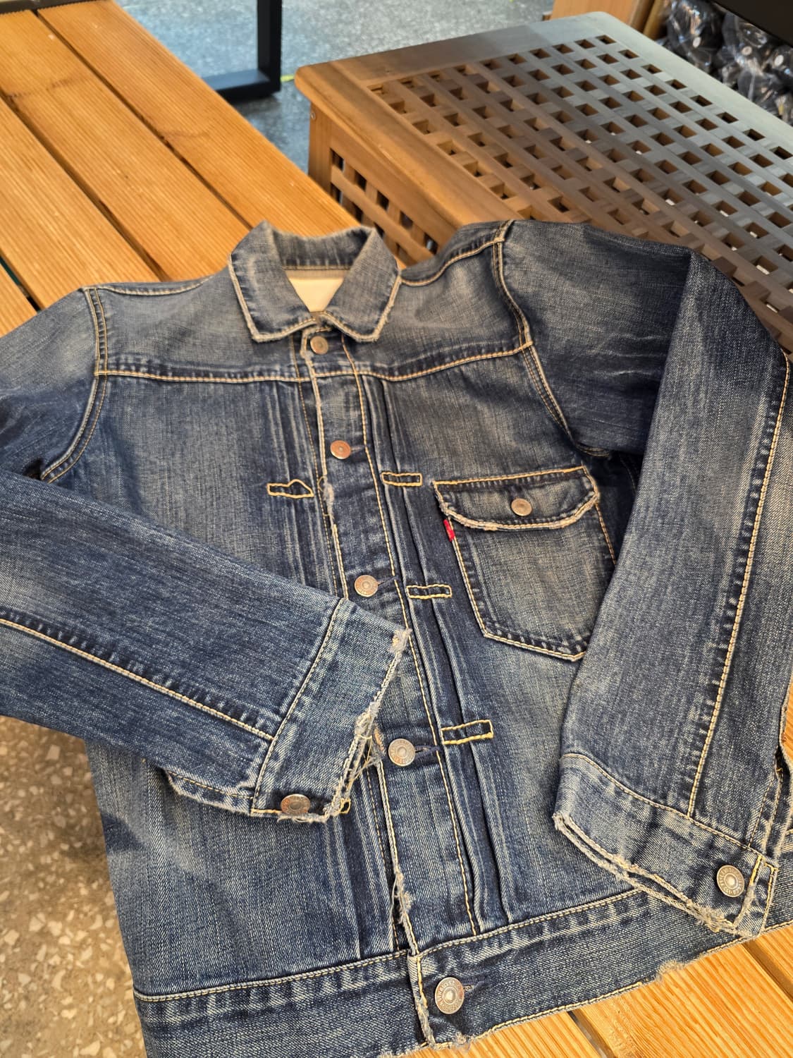 재팬 리바이스네드룹새들스티치 1세대 자켓 상품이미지1