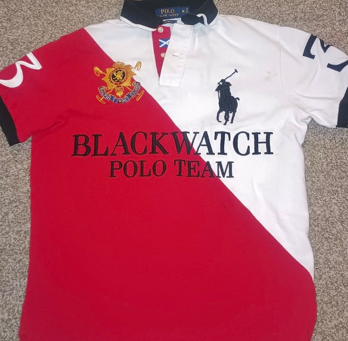 폴로 빅포니 치프키프 블랙워치 폴로팀 반팔셔츠 상품이미지1