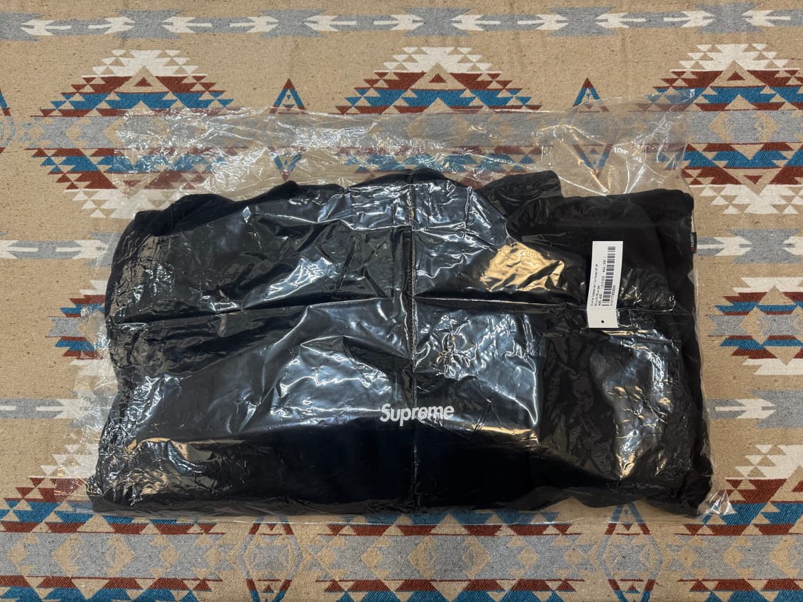 [XL] 슈프림 폴라텍 페이스마스크 하프 집 후드 블랙 25FW 상품이미지10