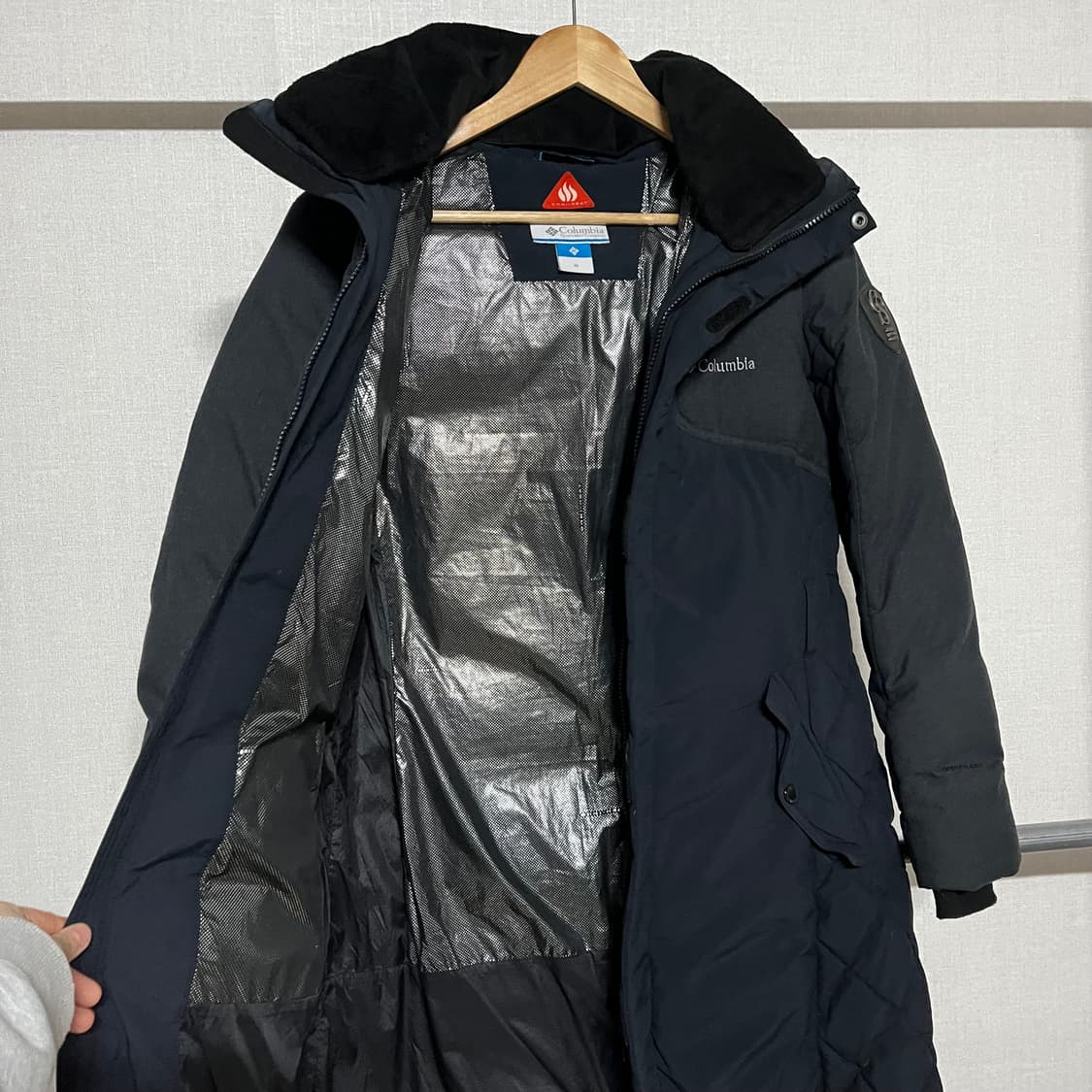 컬럼비아 구스다운 롱패딩 M 상품이미지10